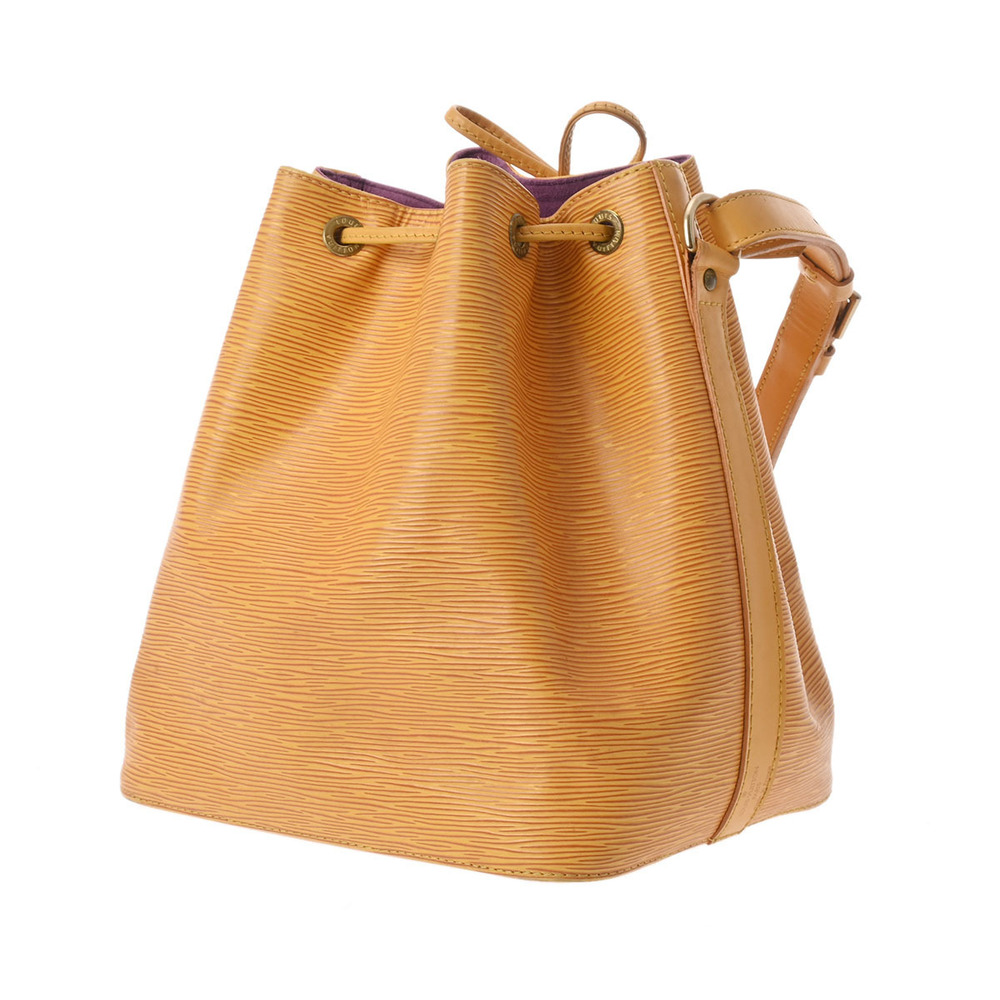 Louis Vuitton Leather Purple Bag Epi Shoulder Noe Yellow - Picture 1 of 11